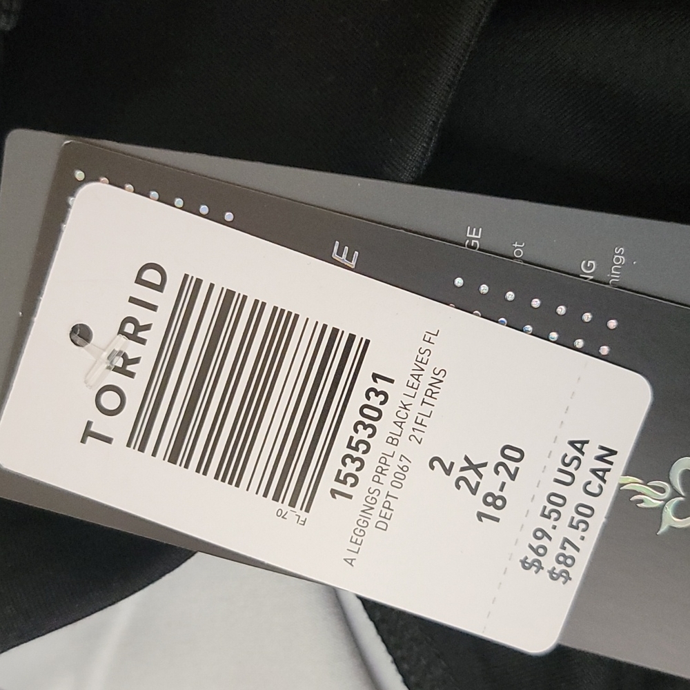 Torrid Floral Active Legging - Picture 6 of 8